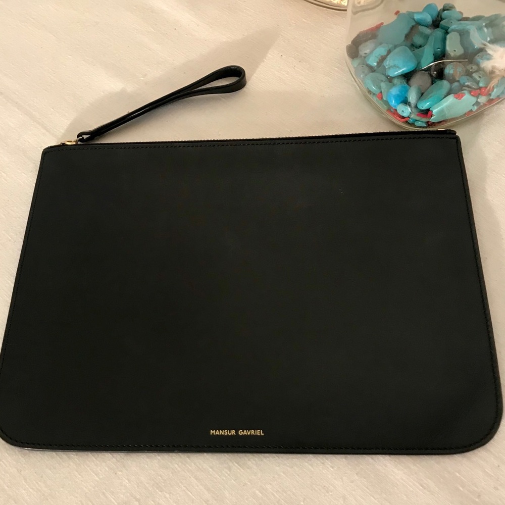 MANSUR GAVRIEL large wristlet clutch